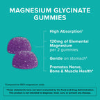 Qunol Magnesium Glycinate Gummies - High Absorption

