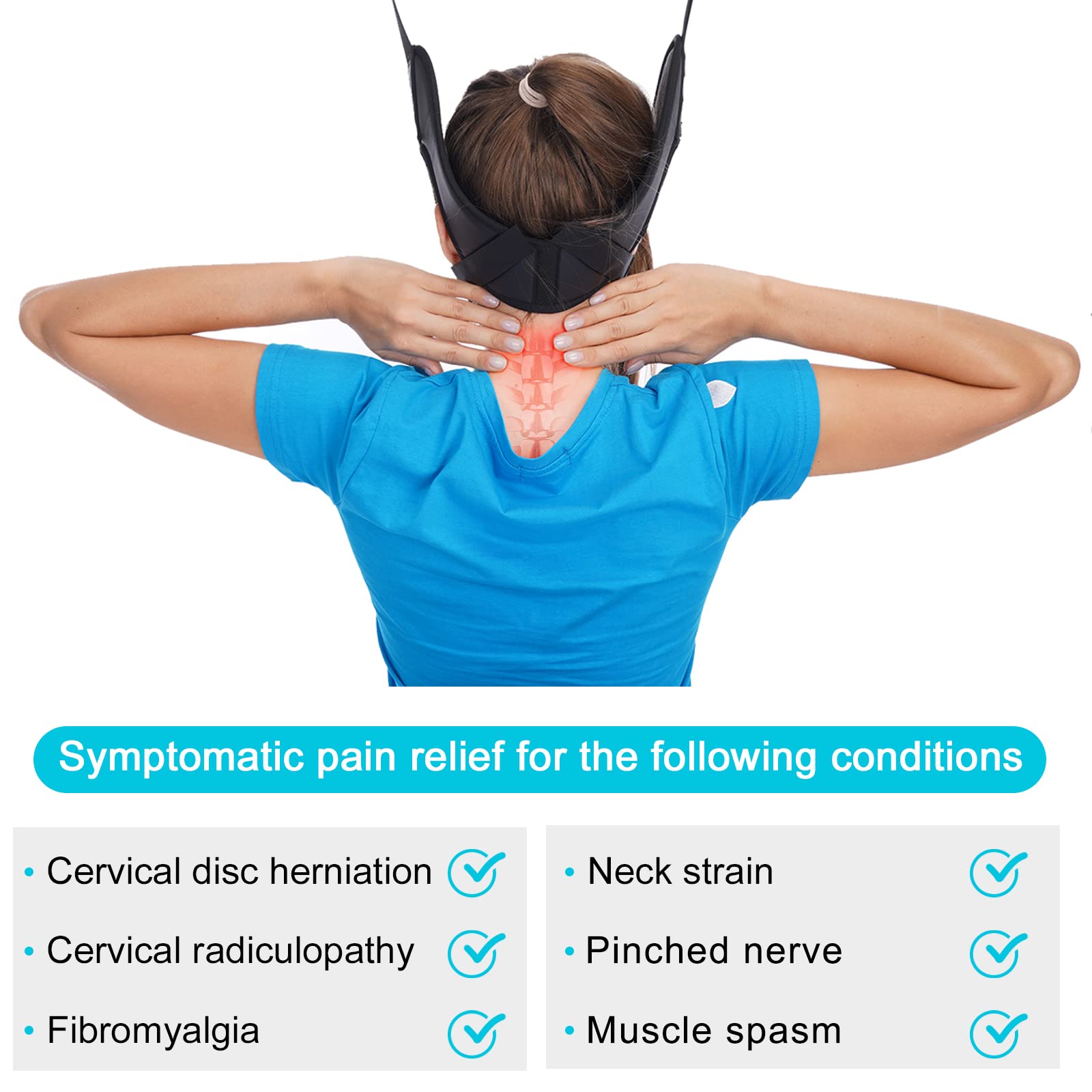 Cervical Neck Traction Device for Home Use | Portable

