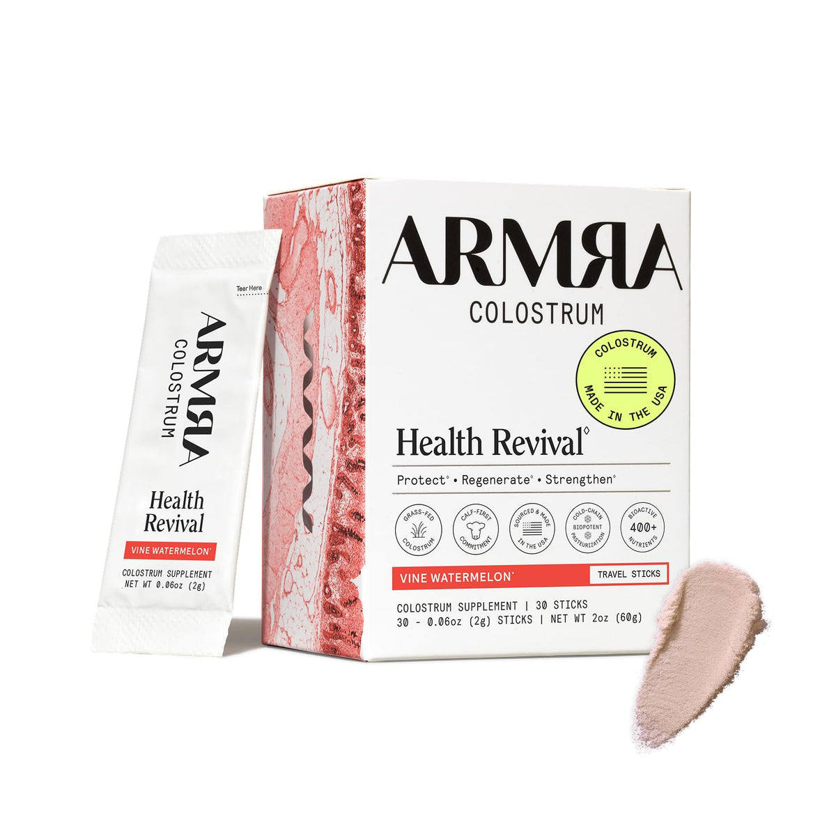 ARMRA Colostrum Powder for Gut Health & Immunity