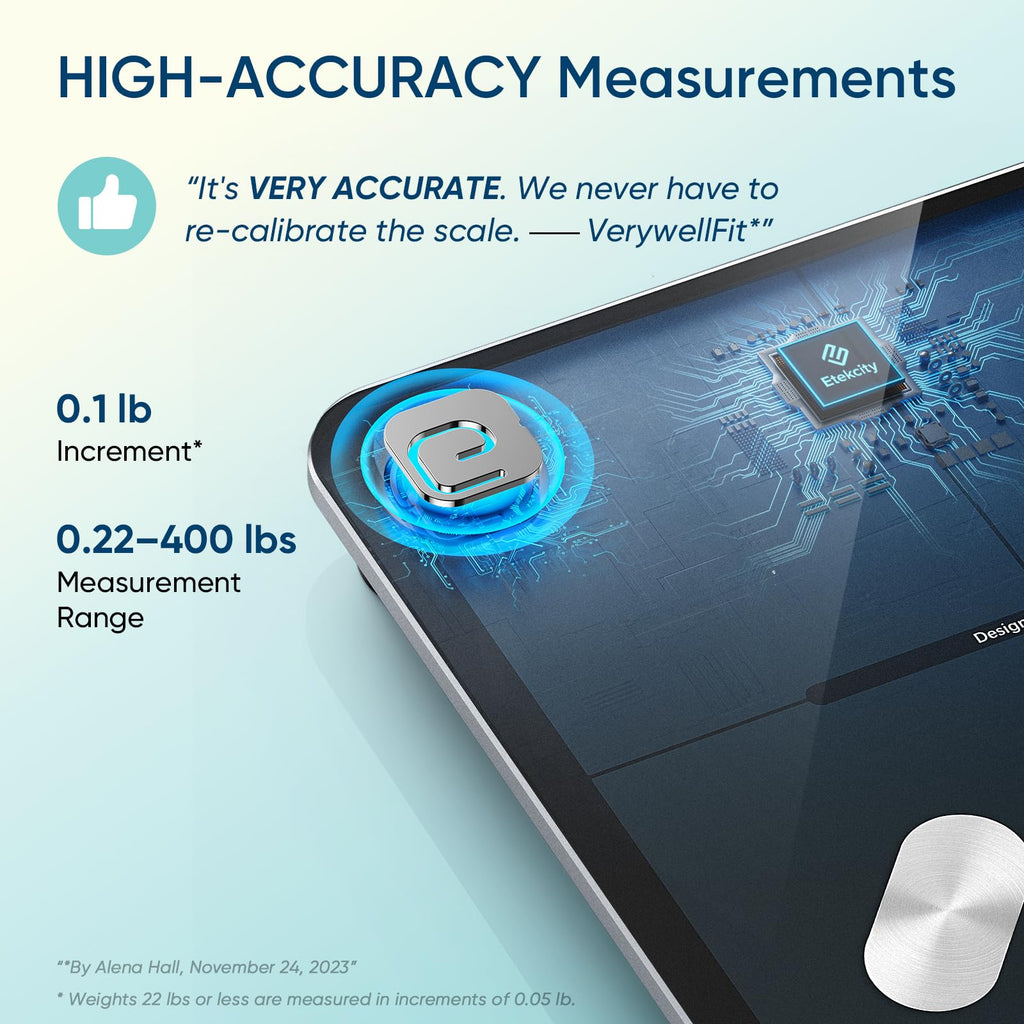 Etekcity Smart Scale with VeSync App BMI & Body Fat

