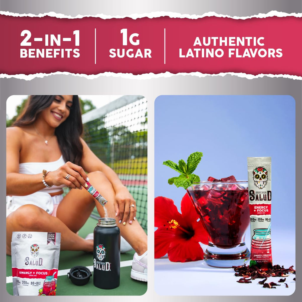 Salud 2-in-1 Energy Drink Powder + Focus

