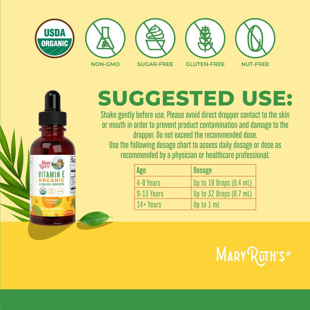 MaryRuth Organics Vitamin E Liquid Supplement | Wellness

