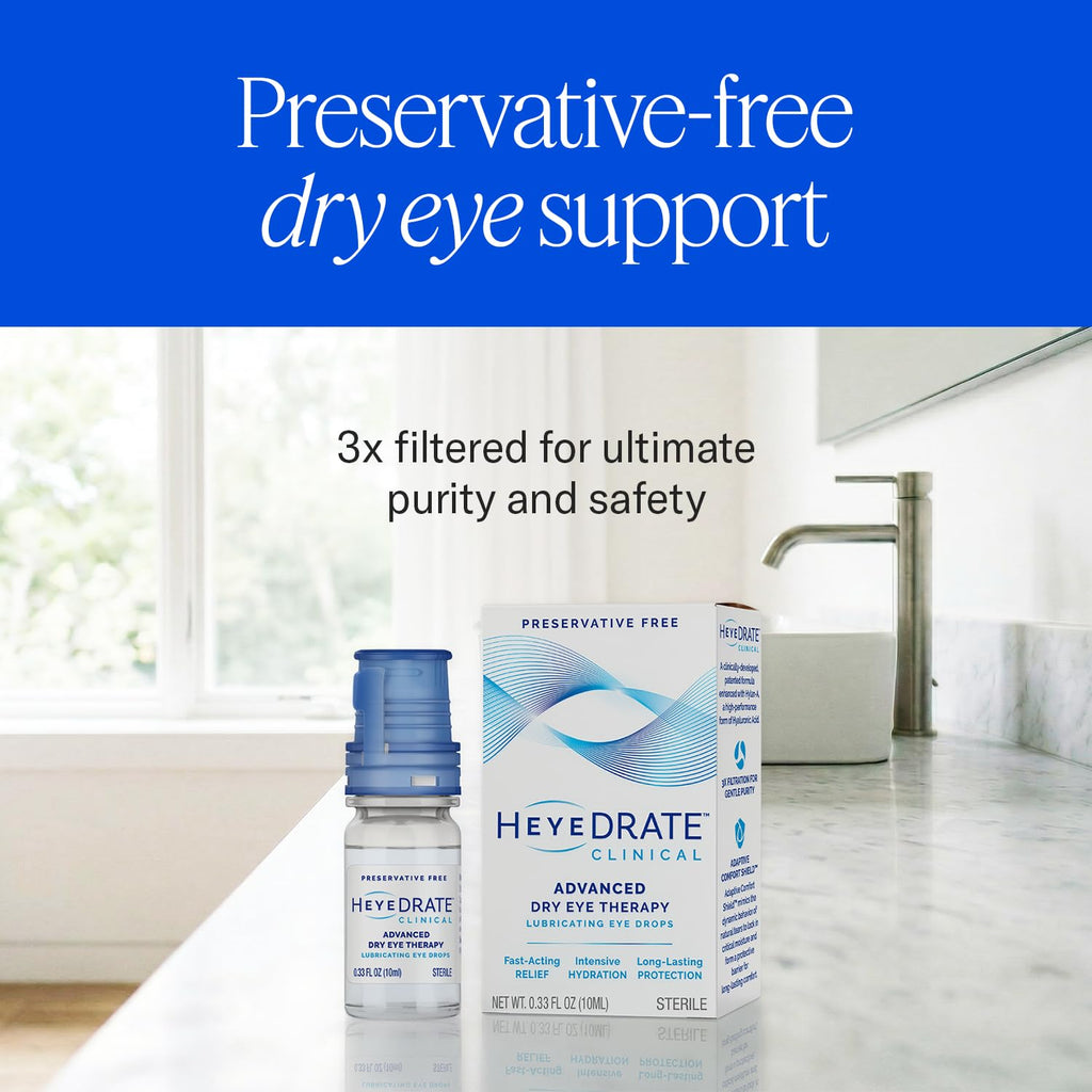 Heyedrate Clinical Preservative Free Eye Drops | Hydration

