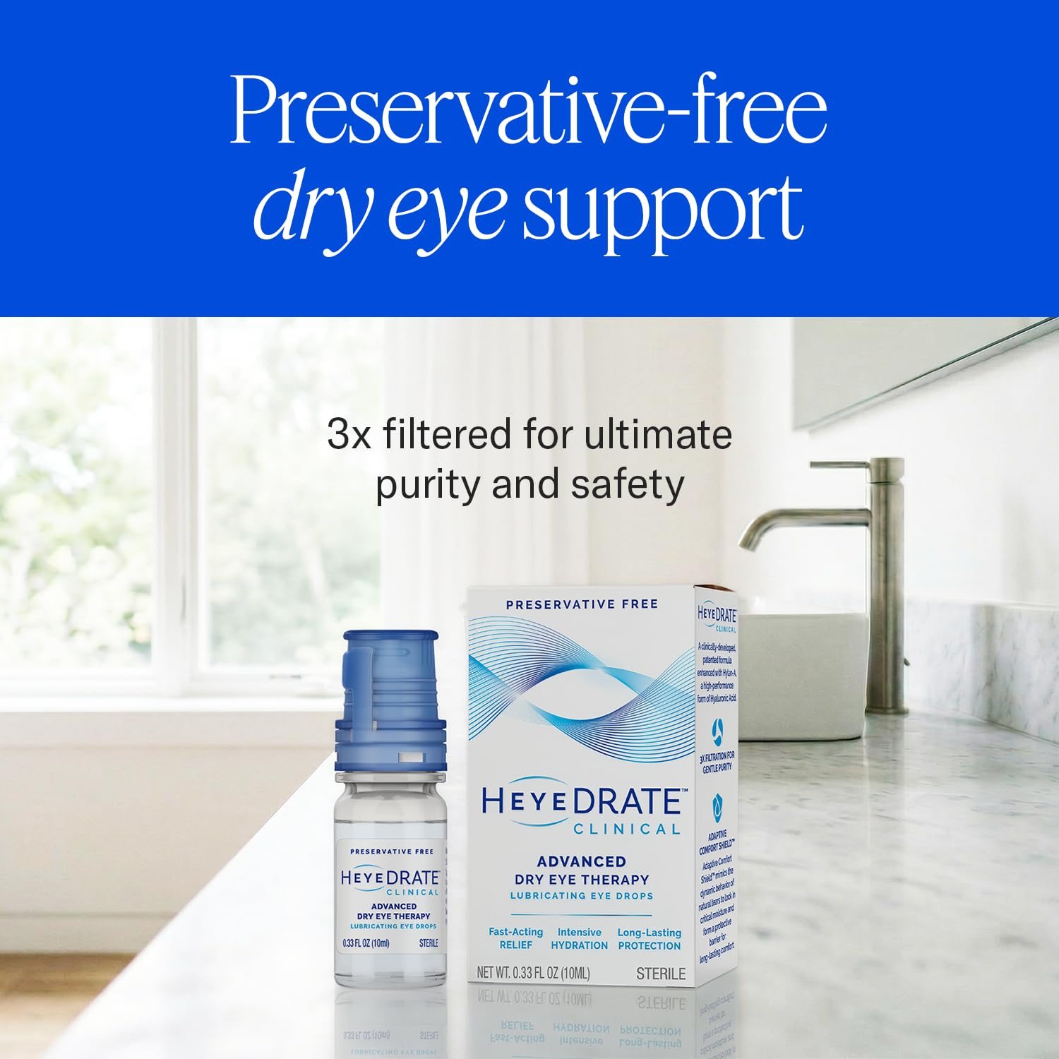 Heyedrate Clinical Preservative Free Eye Drops | Hydration

