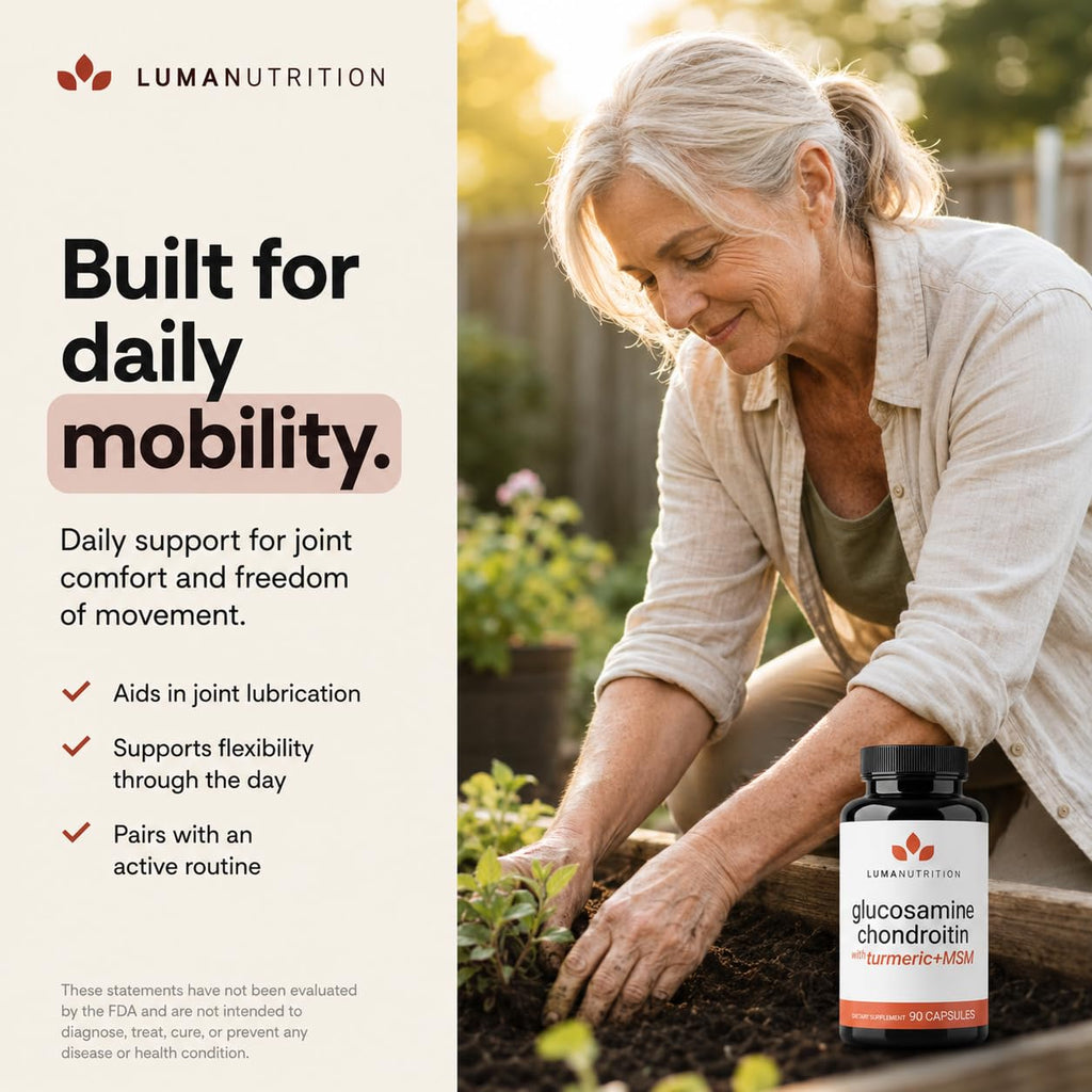 Luma Nutrition Glucosamine Chondroitin MSM Joint Support

