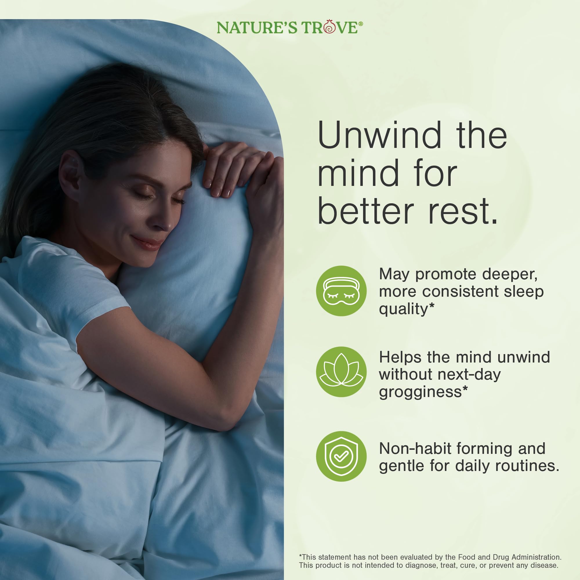 Nature's Trove L-Theanine Supplement

