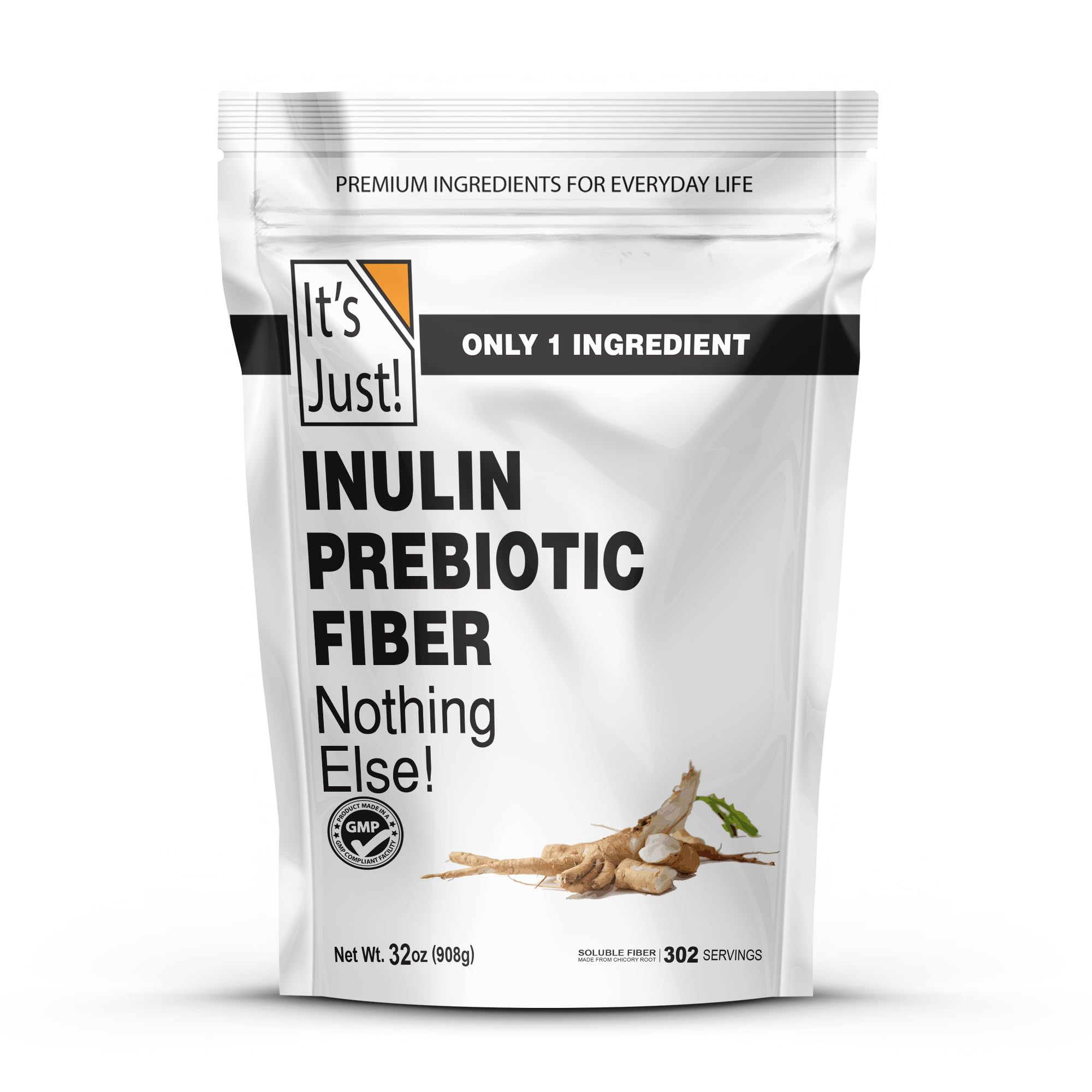 It's Just Inulin Prebiotic Fiber from Chicory Root

