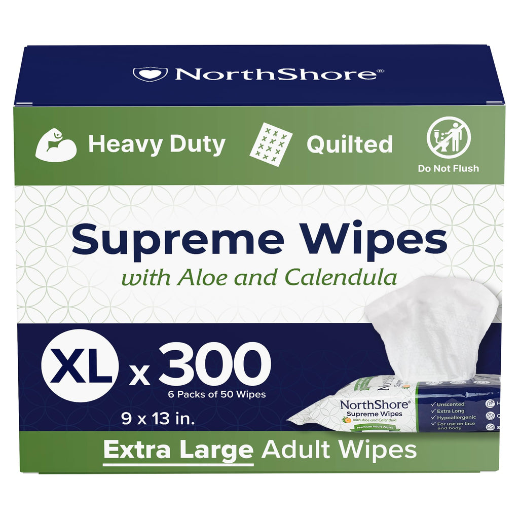 NorthShore Supreme Heavy-Duty Quilted Wipes