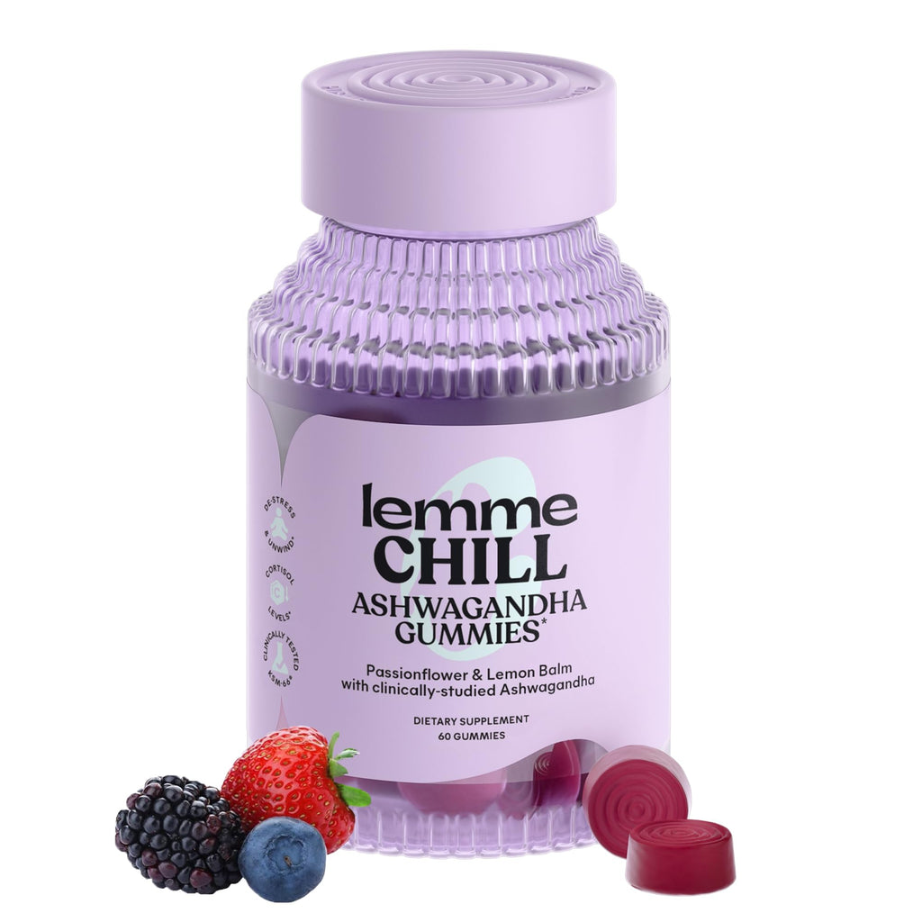 Lemme Chill Stress Relief Gummies with KSM-66 Ashwagandha

