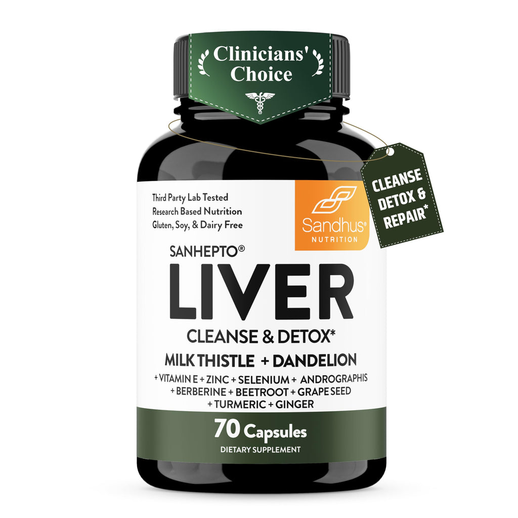 Sandhu's Liver Cleanse Detox Capsules | Milk Thistle

