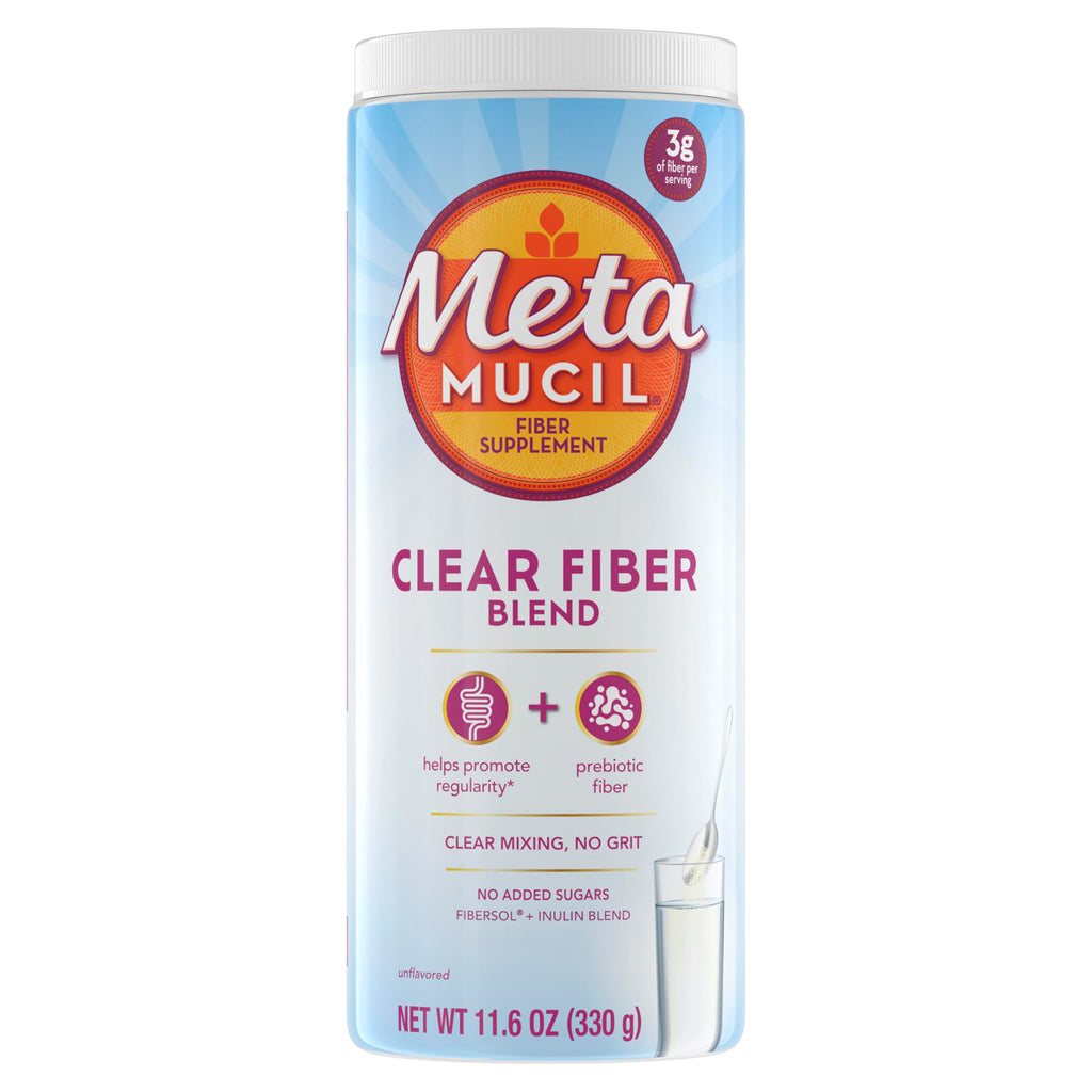 Metamucil Clear Fiber Blend Unflavored Fiber Supplement

