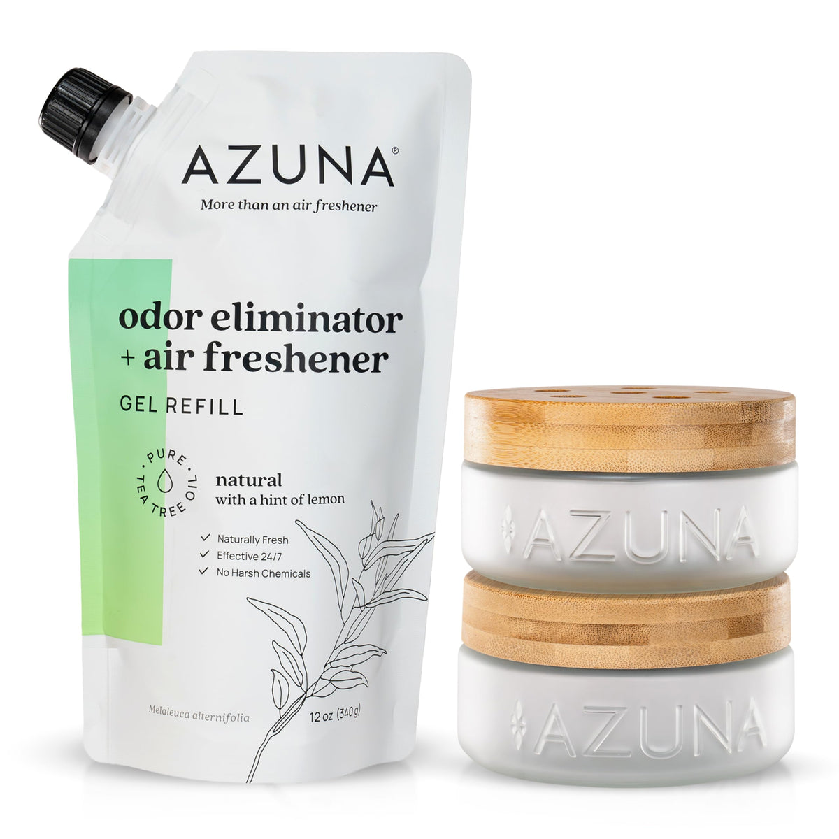 Azuna Air Freshener & Odor Eliminator Kit for Odor Control