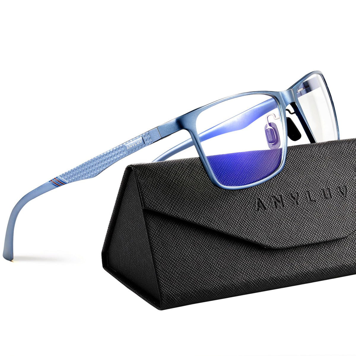ANYLUV Light-Blocking Computer Glasses for Screens and Eye Protection