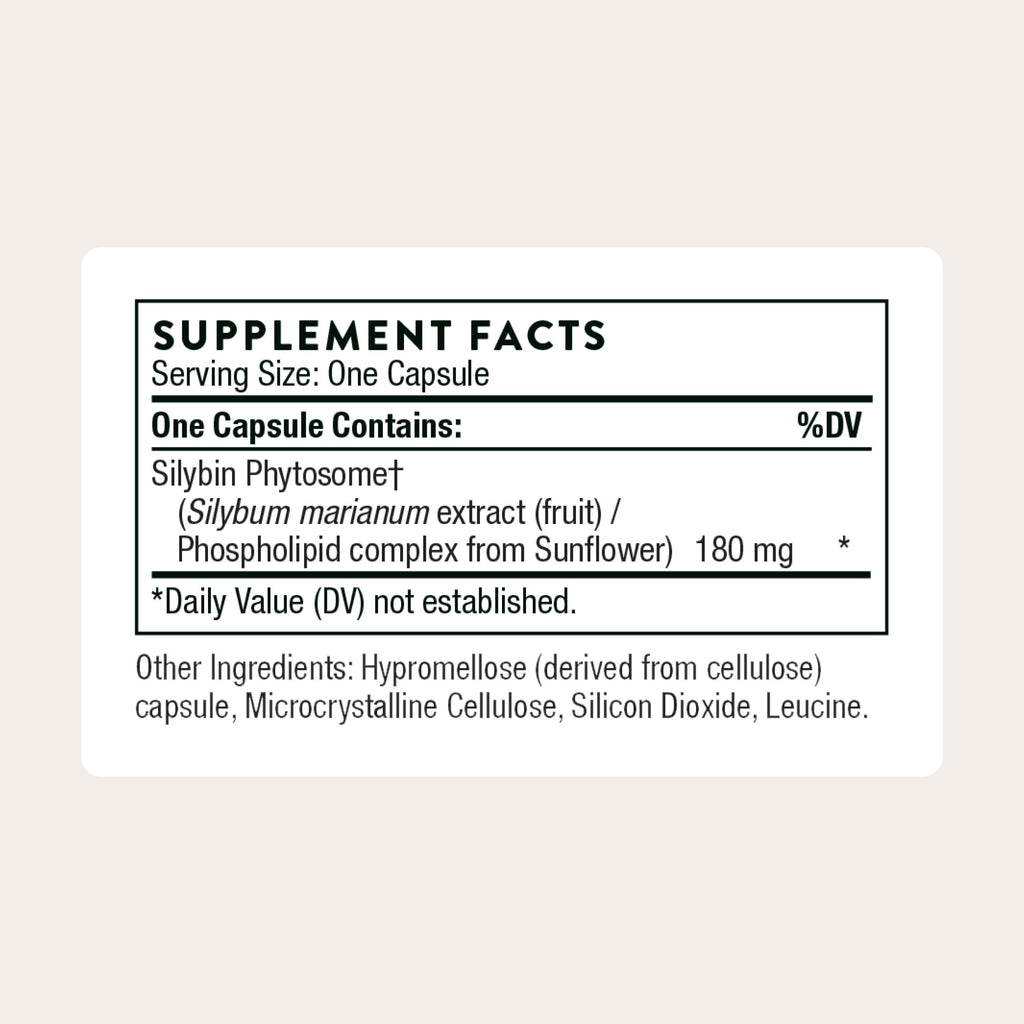 Thorne Milk Thistle Phytosome Extract - Liver Support

