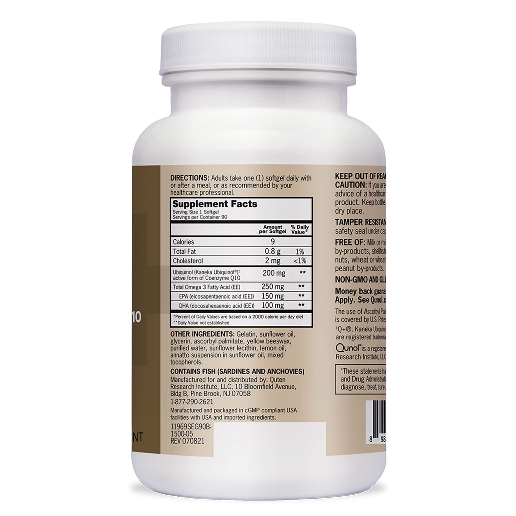 Qunol Plus Ubiquinol with Omega Fatty Acids for Heart Health

