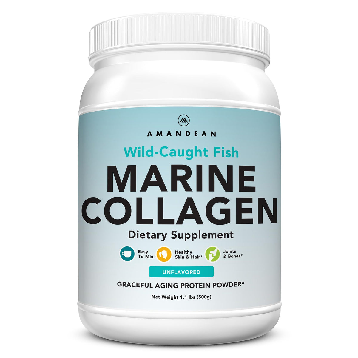 AMANDEAN Marine Collagen Peptides Powder