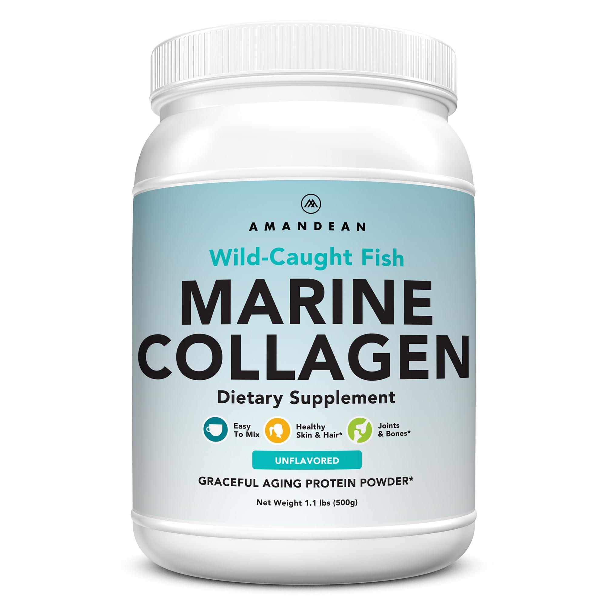 AMANDEAN Marine Collagen Peptides Powder | Pure Support

