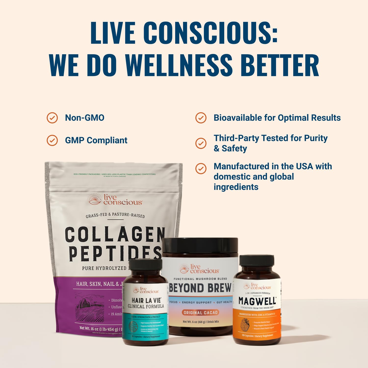 Live Conscious Magwell Magnesium Zinc Vitamin D3 Supplement


