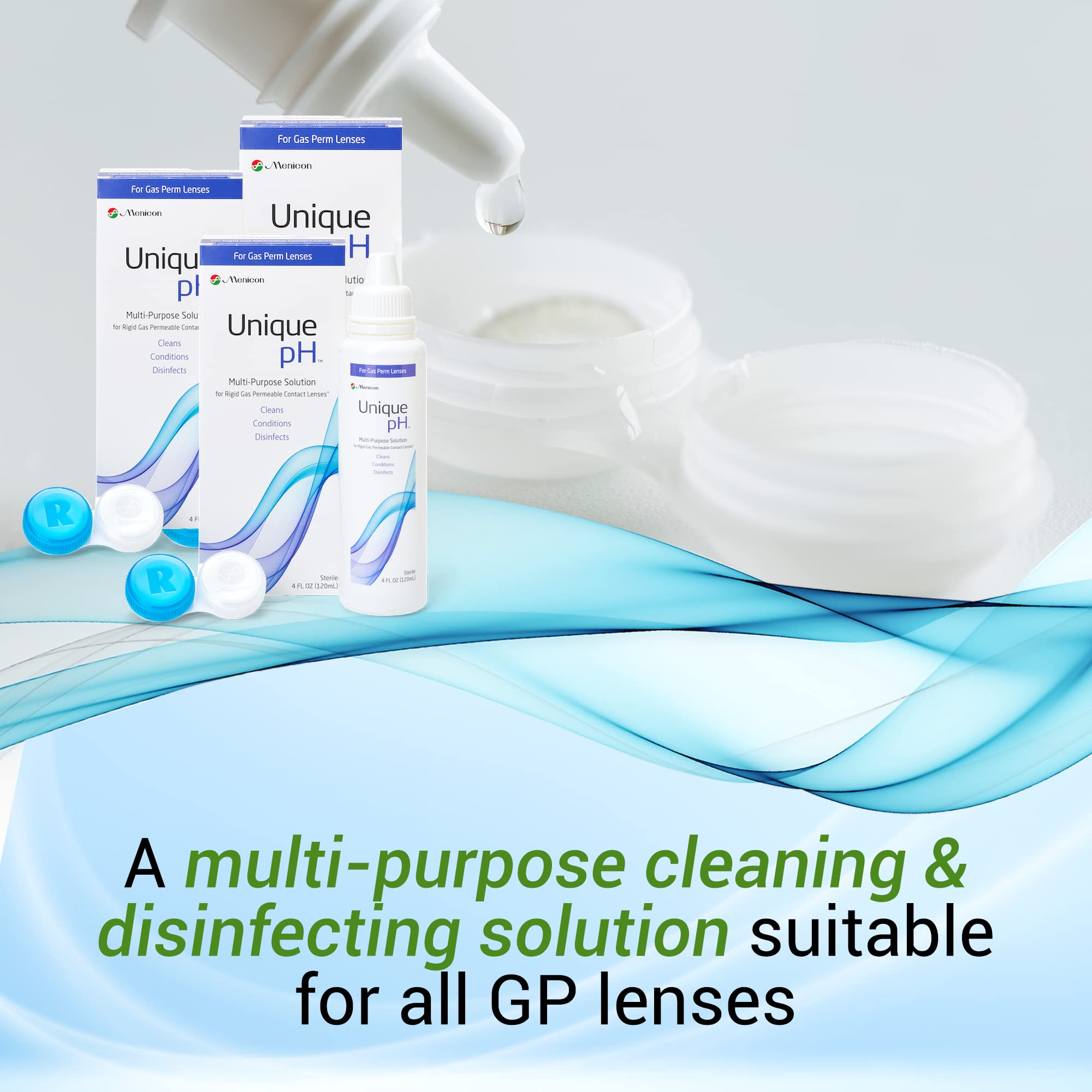 Menicon Unique pH Multi-Purpose Solution for RGP Lenses

