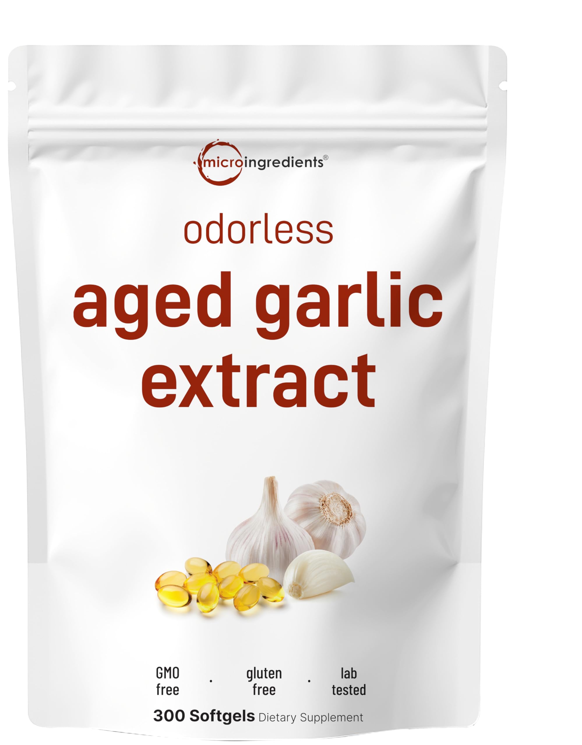 Odorless Garlic Softgels by Micro Ingredients

