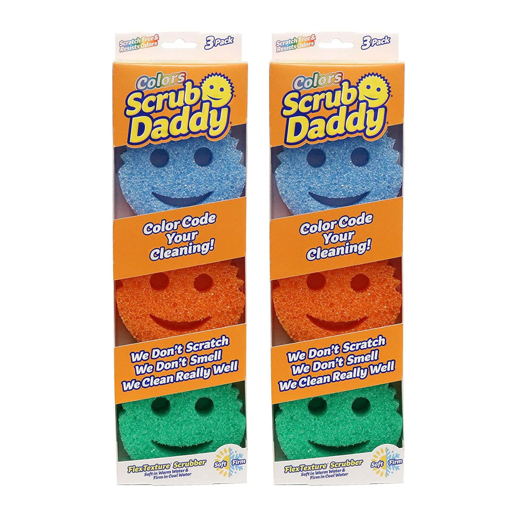 Scrub Daddy Scratch-Free Multipurpose Sponges - BPA-Free Foam