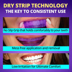 SAKYPRORAL Purple Teeth Whitening Strips - Enamel Safe


