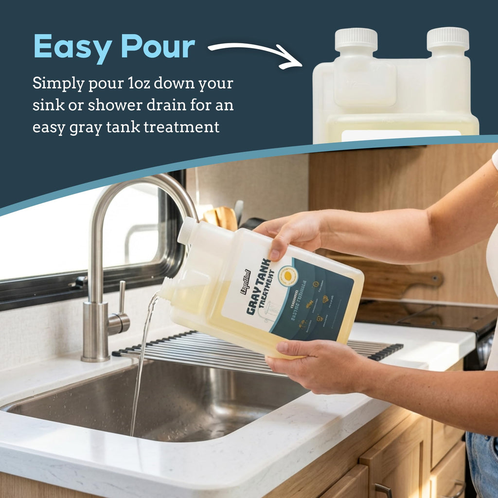 Liquified RV Toilet Treatment by Matts RV Reviews

