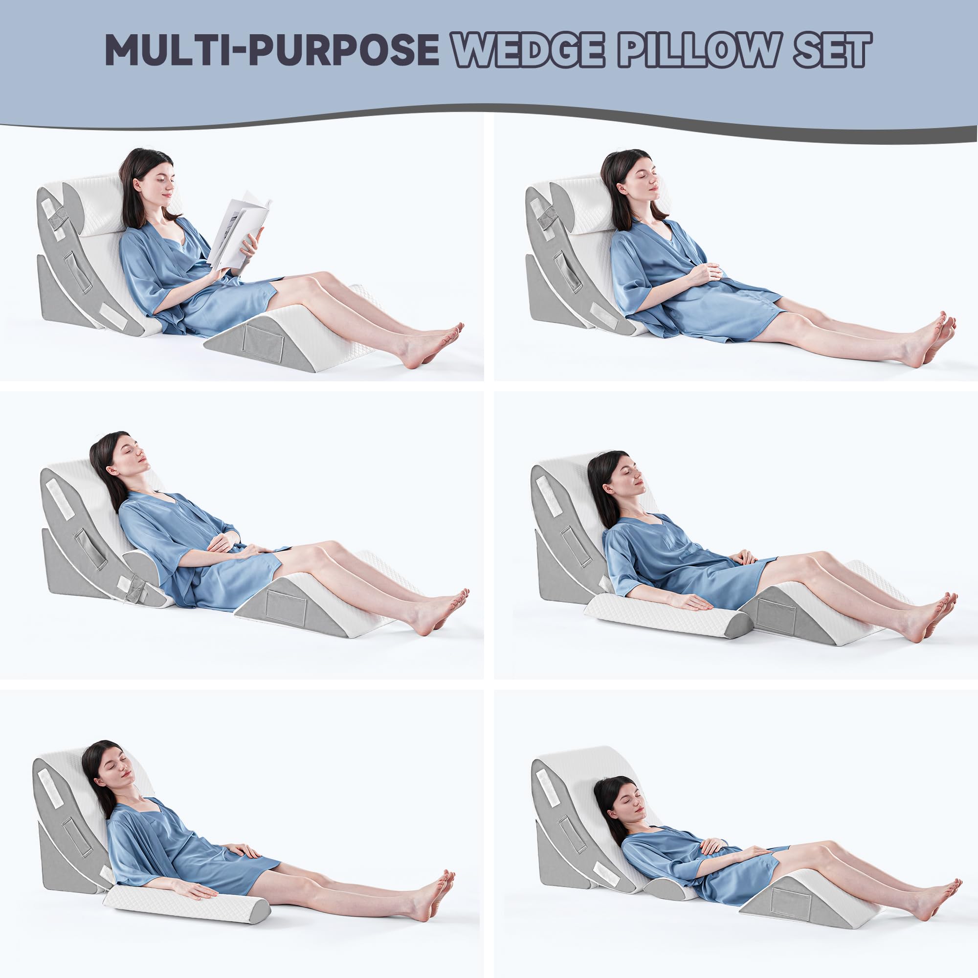 Bed Wedge & Elevation Pillows | Sleep Support

