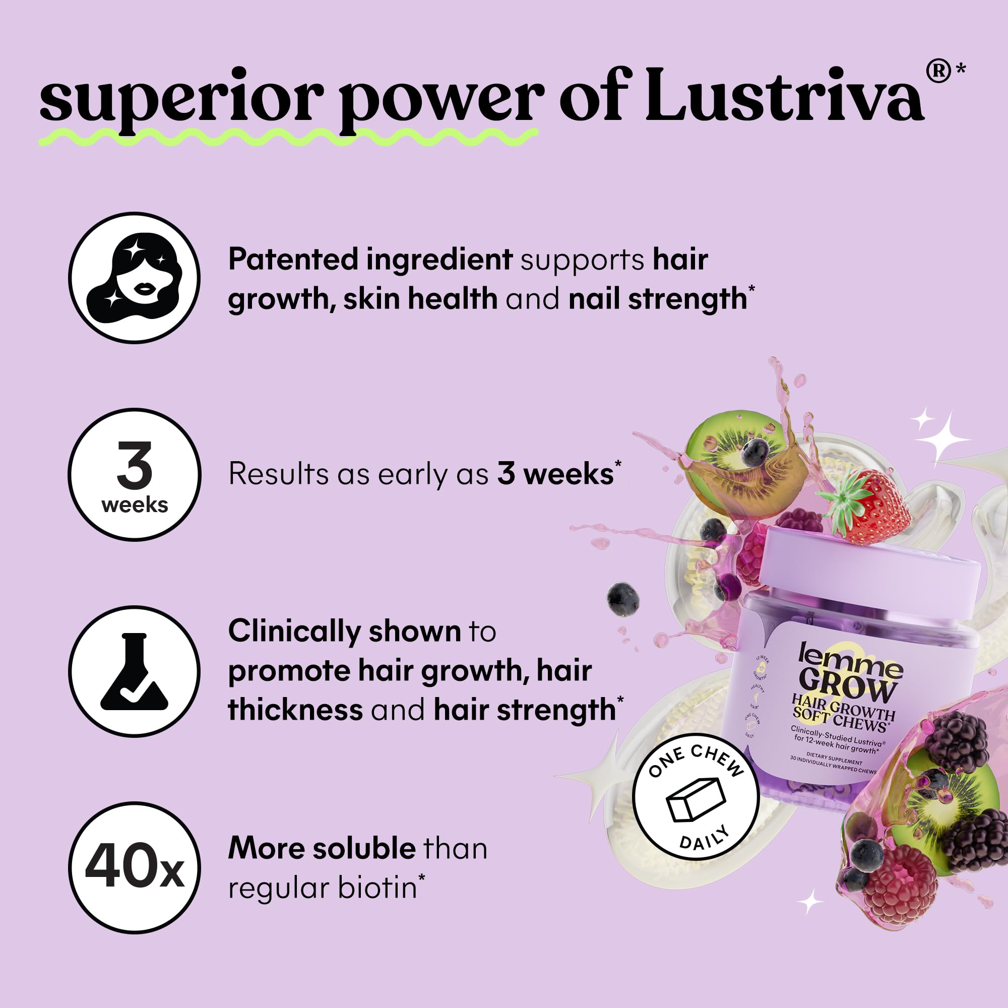 Hair Growth Booster Supplement by Lemme Grow

