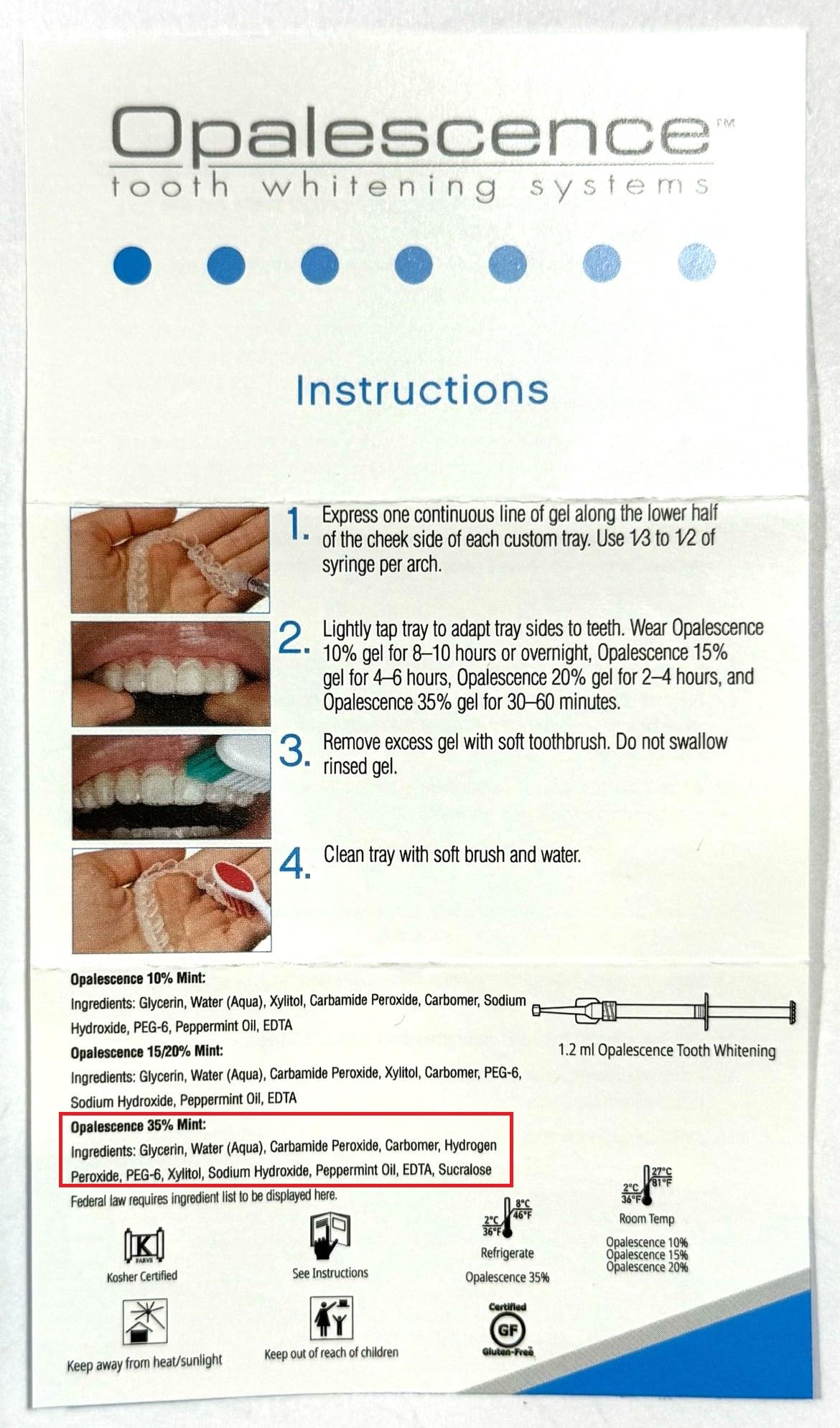 Opalescence Teeth Whitening Gel Refills by Ultradent

