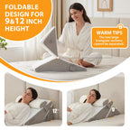 Ruqmuis 3-Piece Wedge Pillow Set | After Surgery

