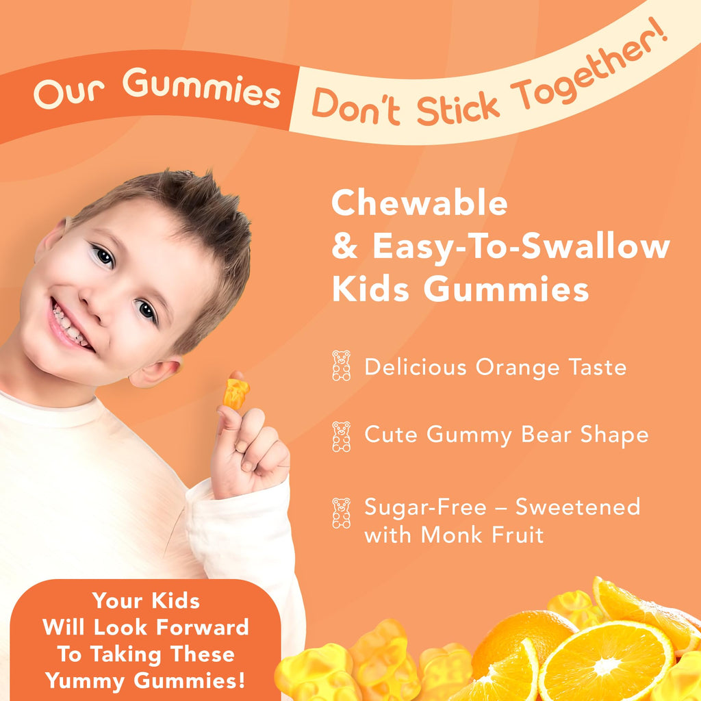 GOJOY NATURALS Kids Focus Gummies - Focus & Calm Support

