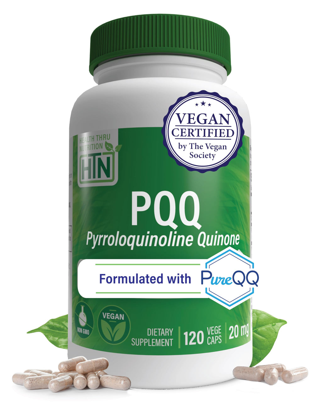 PQQ Supplement by Health Thru Nutrition | Vegan & Non-GMO

