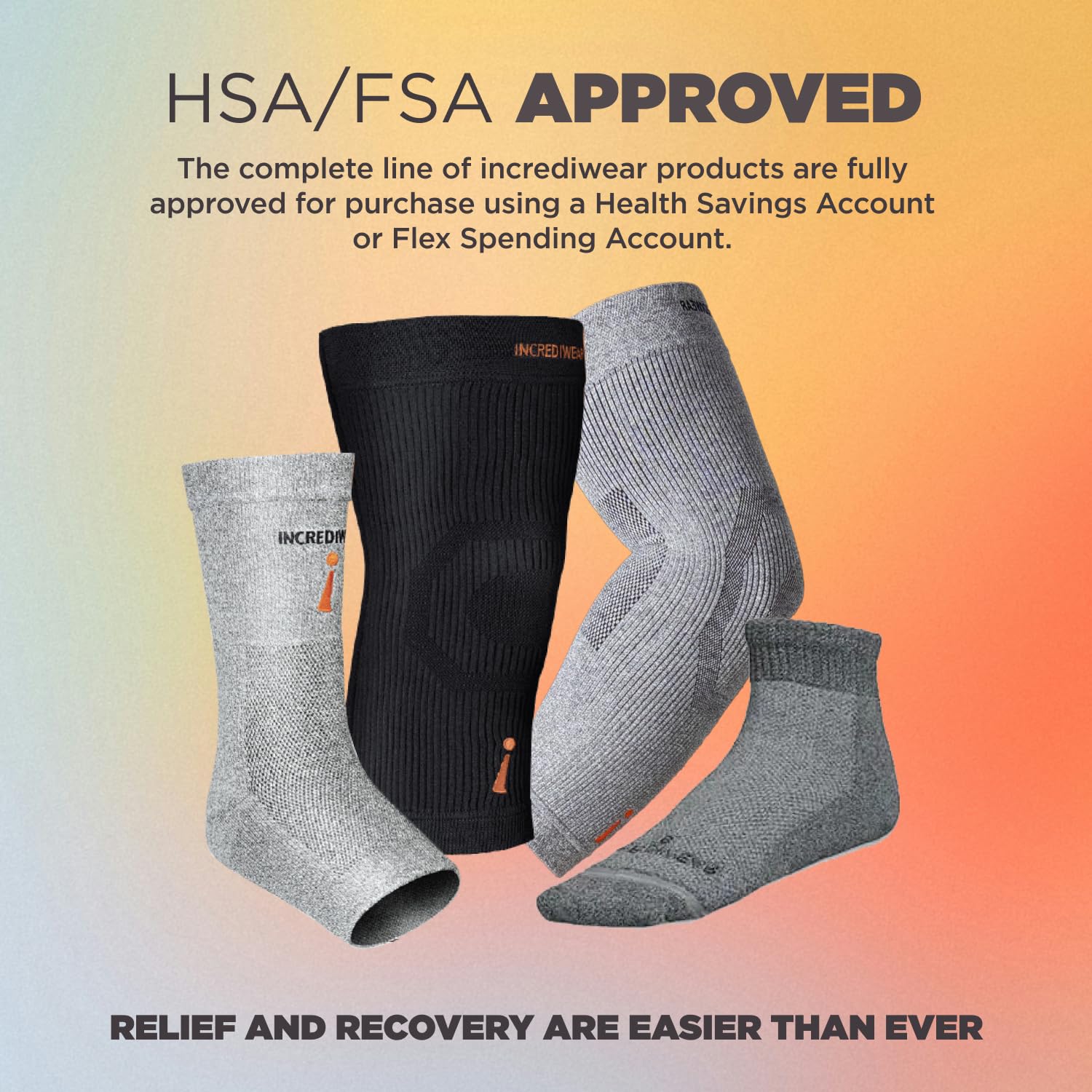 Incrediwear Knee Sleeve for Knee Support and Recovery

