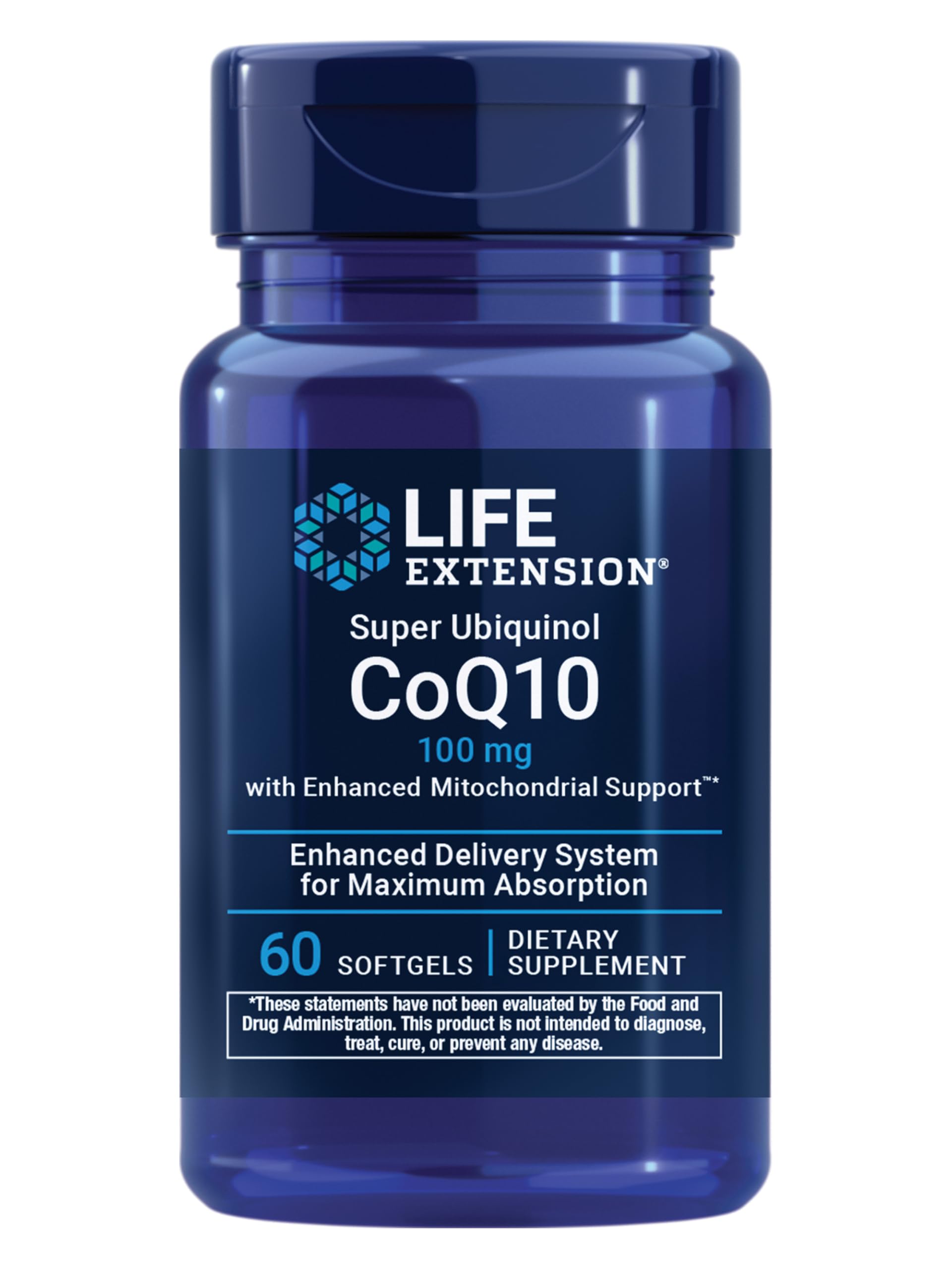 Life Extension Ubiquinol CoQ10 with Shilajit

