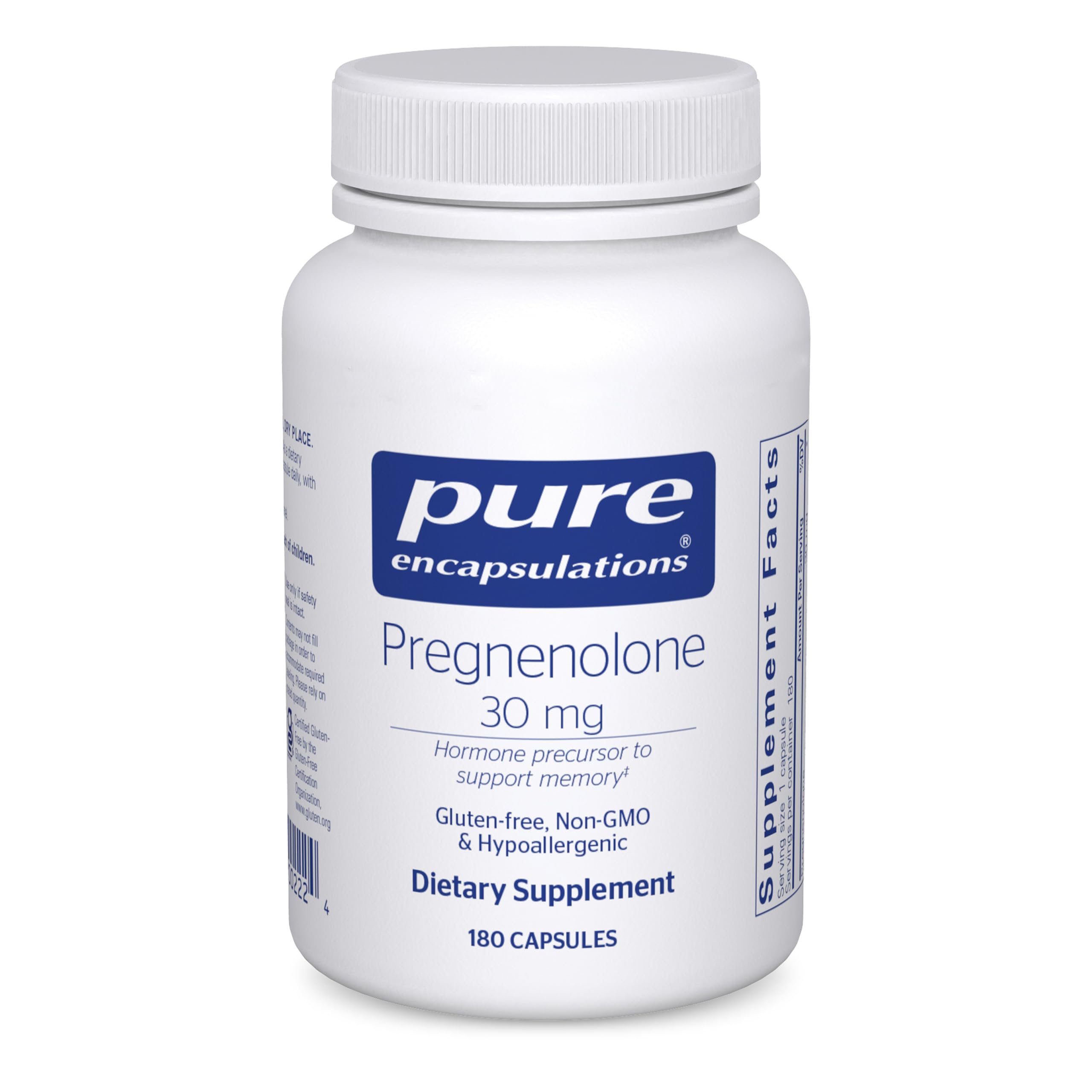 Pure Encapsulations Pregnenolone Hormone Support

