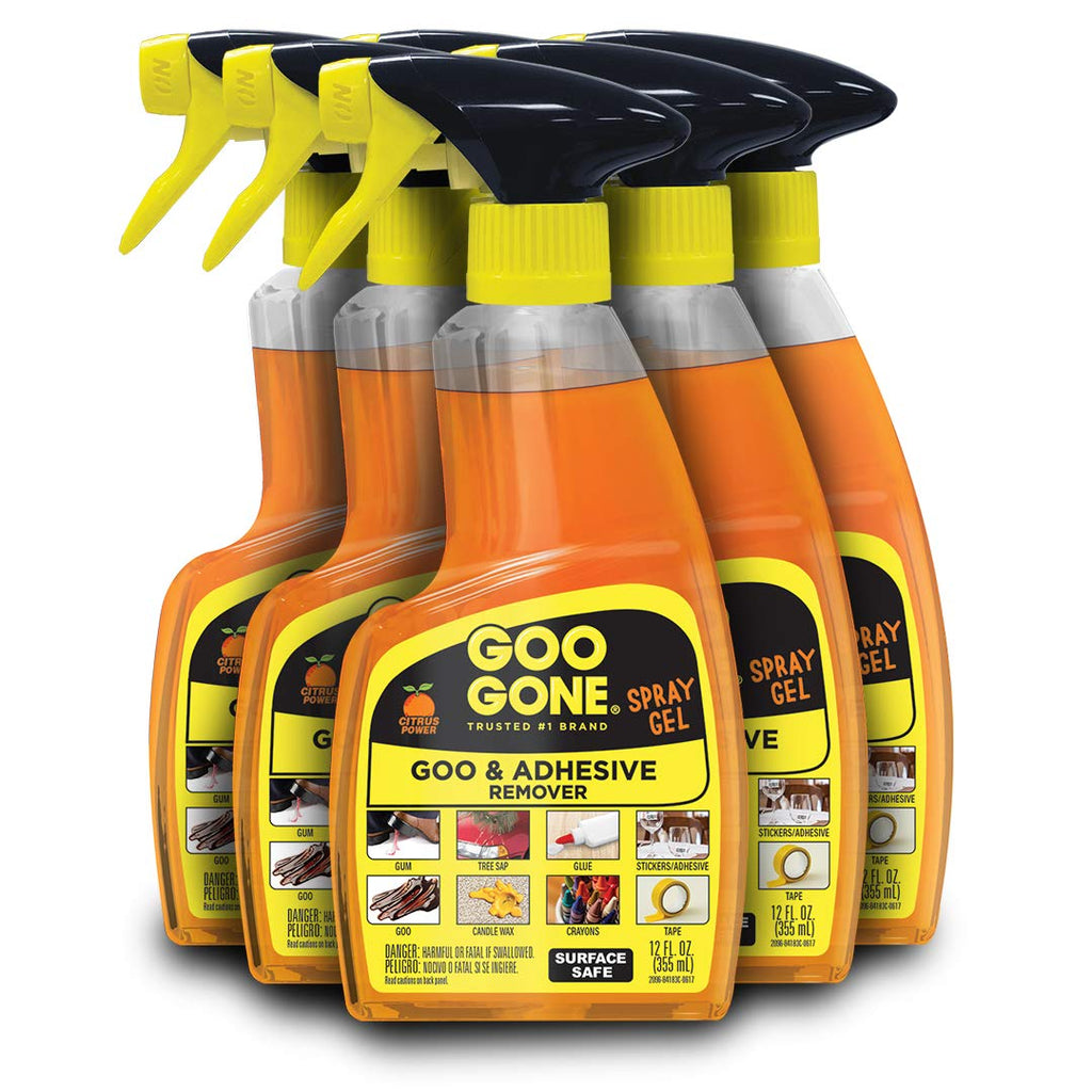 Goo Gone Spray Adhesive Remover Gel for Glue & Residue

