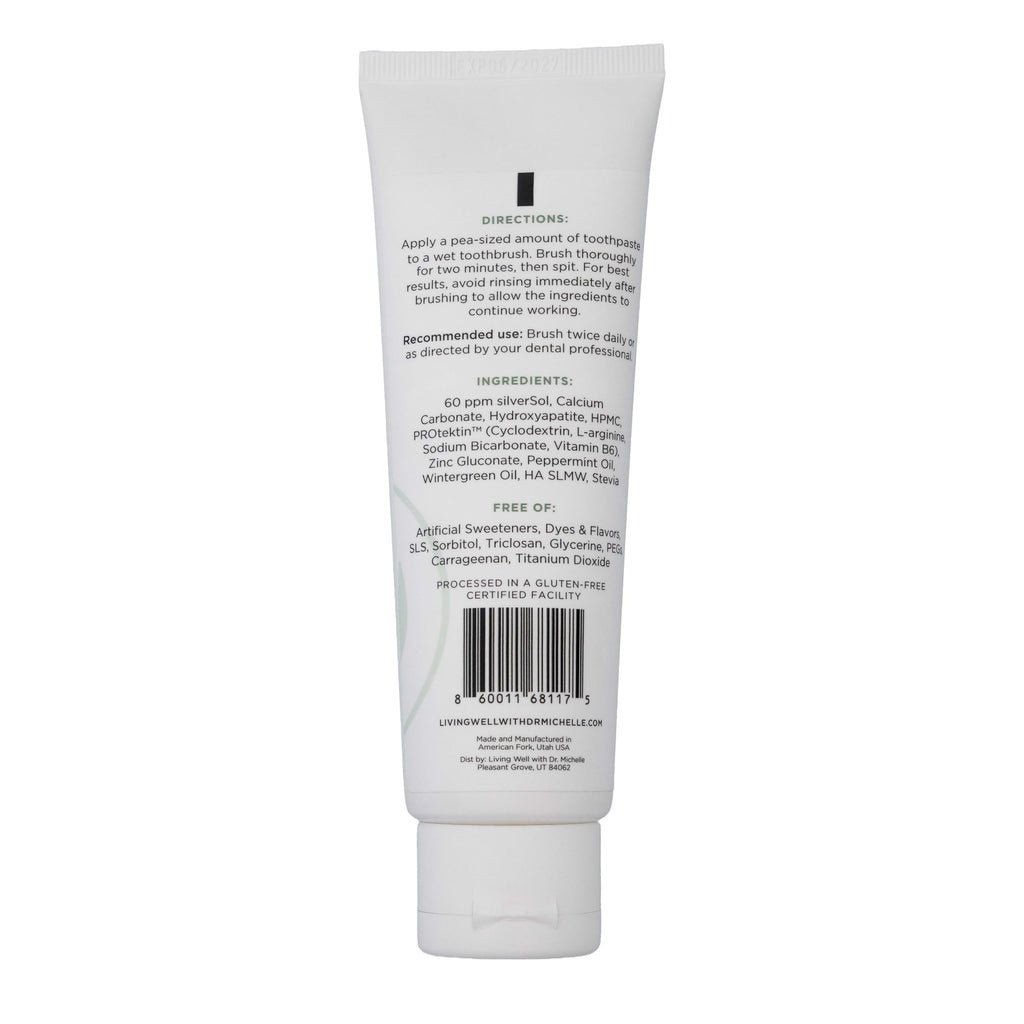 Hydroxyapatite Toothpaste - Fluoride-Free Formula PROtektin

