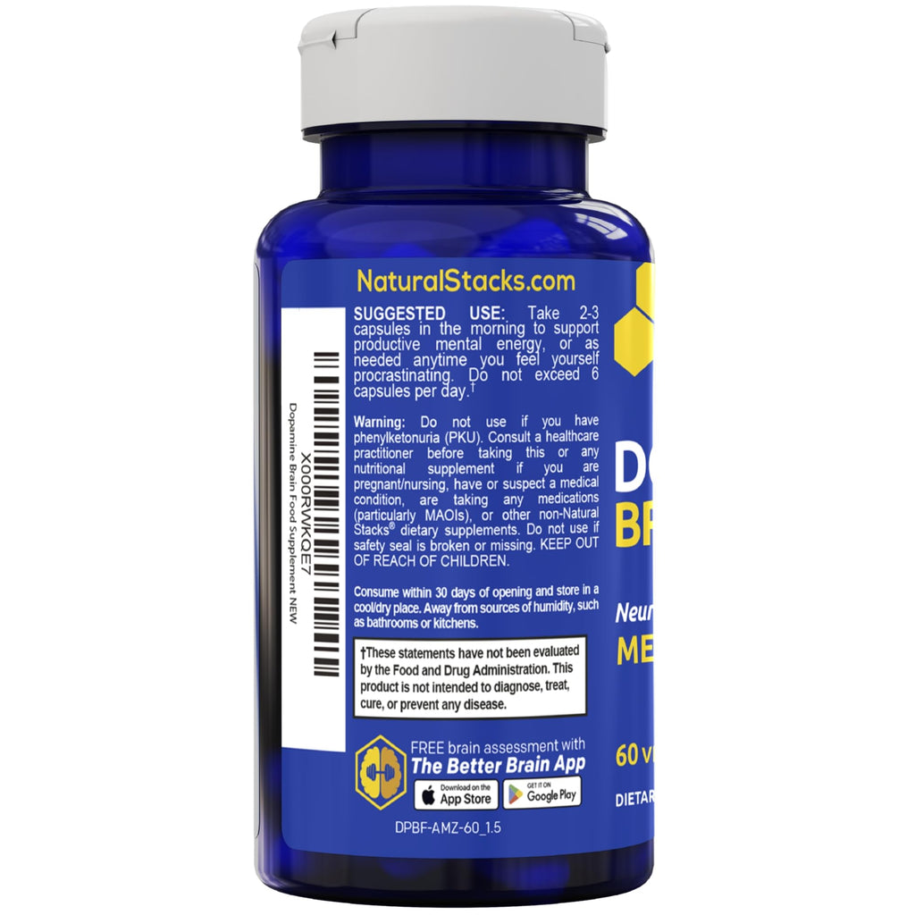 Natural Stacks Cognitive Support Supplement | Focus

