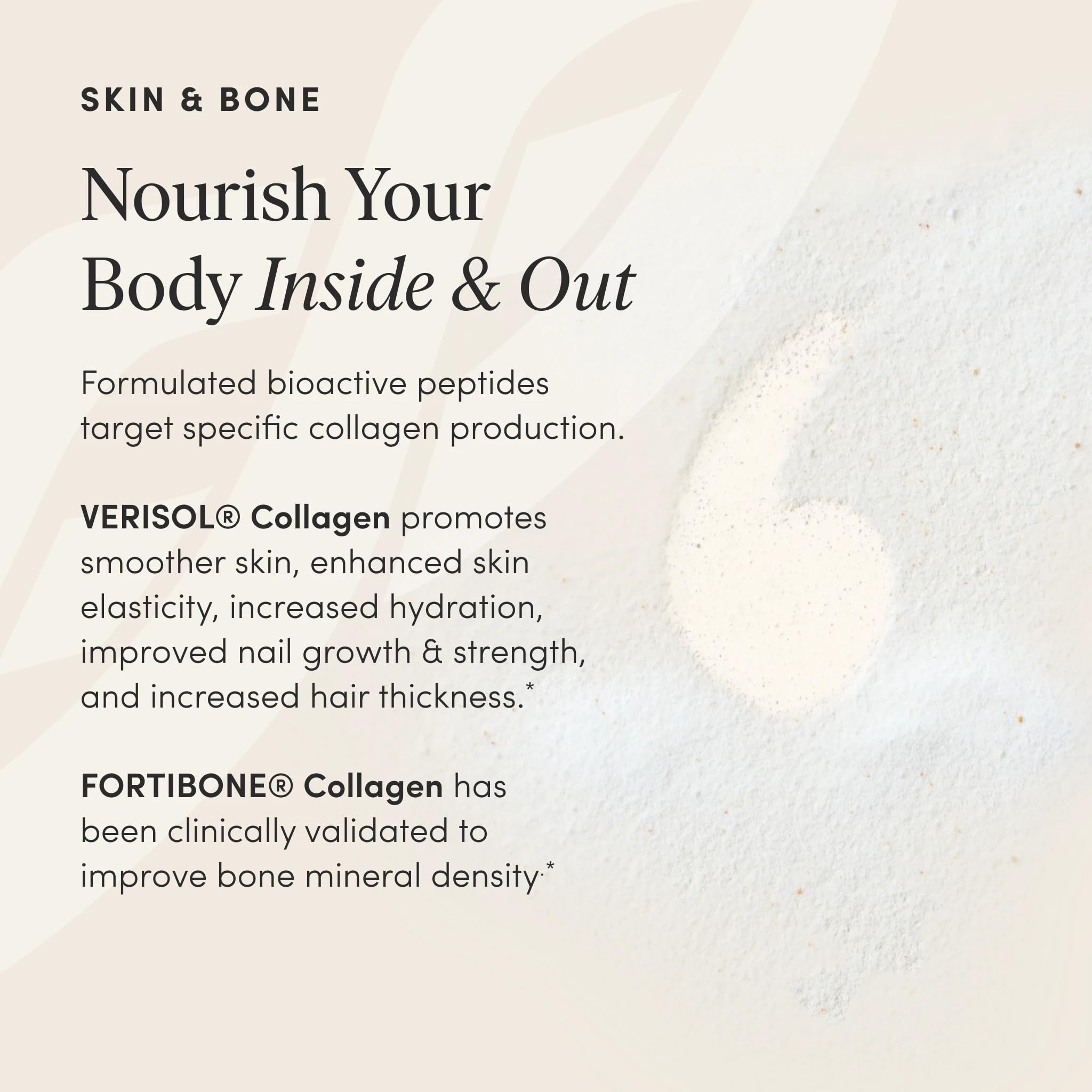 Pause Life Skin & Bone Collagen Peptides Verisol & Fortibone

