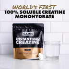 Gains in Bulk Instantized Creatine Monohydrate Powder

