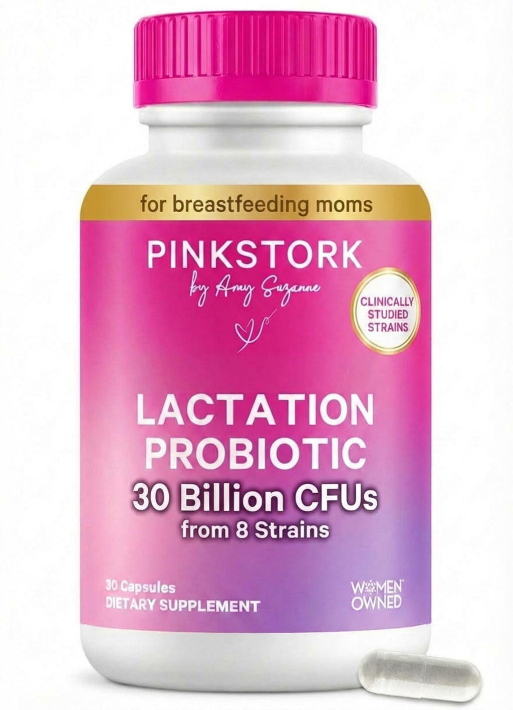 Pink Stork Lactation Probiotic for Breastfeeding Moms

