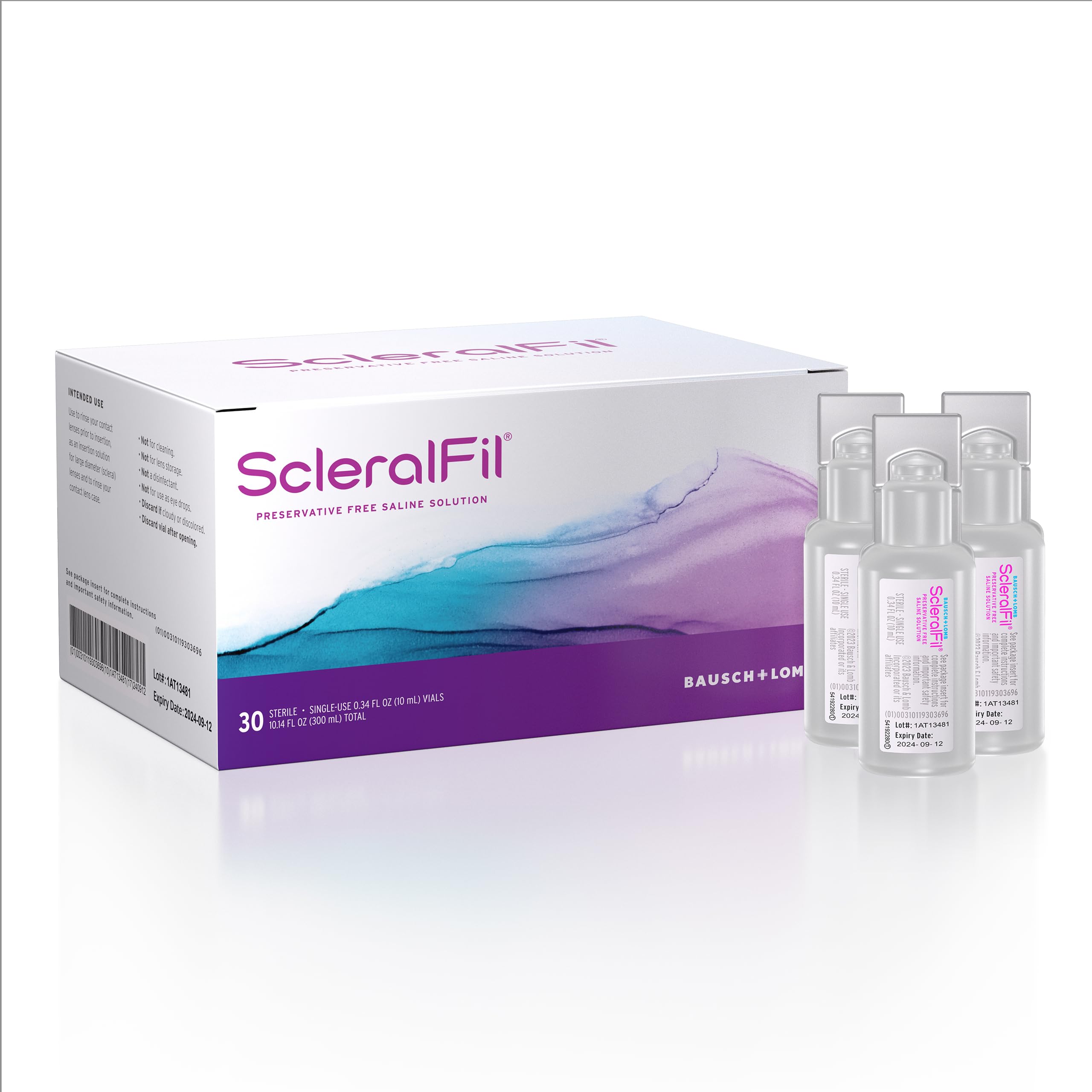 Bausch + Lomb ScleralFil Saline Solution Preservative Free


