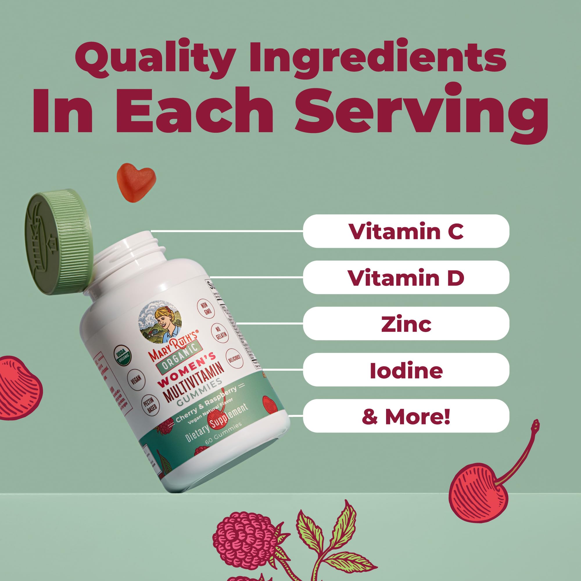 MaryRuth's Multivitamin Gummies for Women – Immune Support

