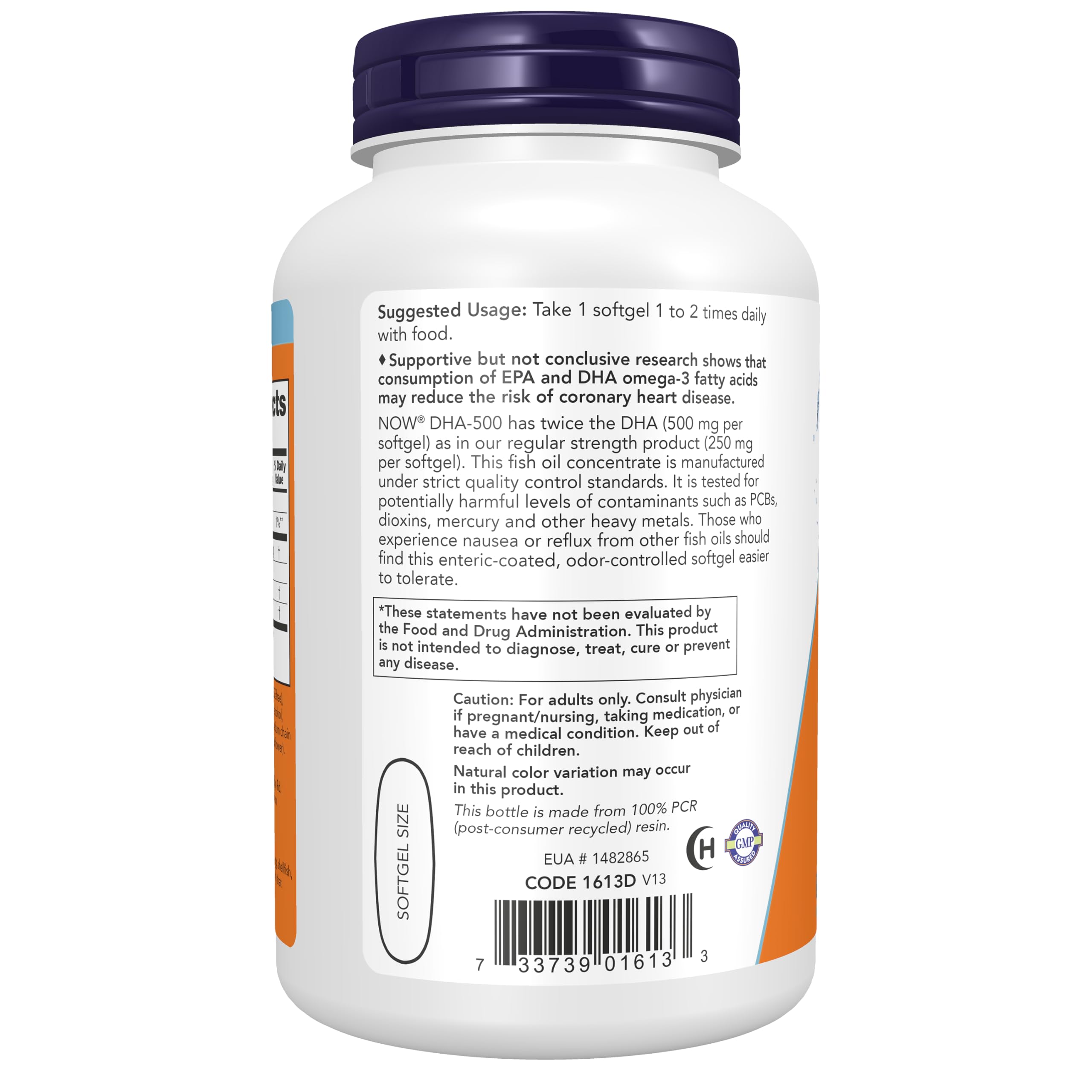 NOW Foods DHA-500 with 250 EPA Softgels – Brain Health


