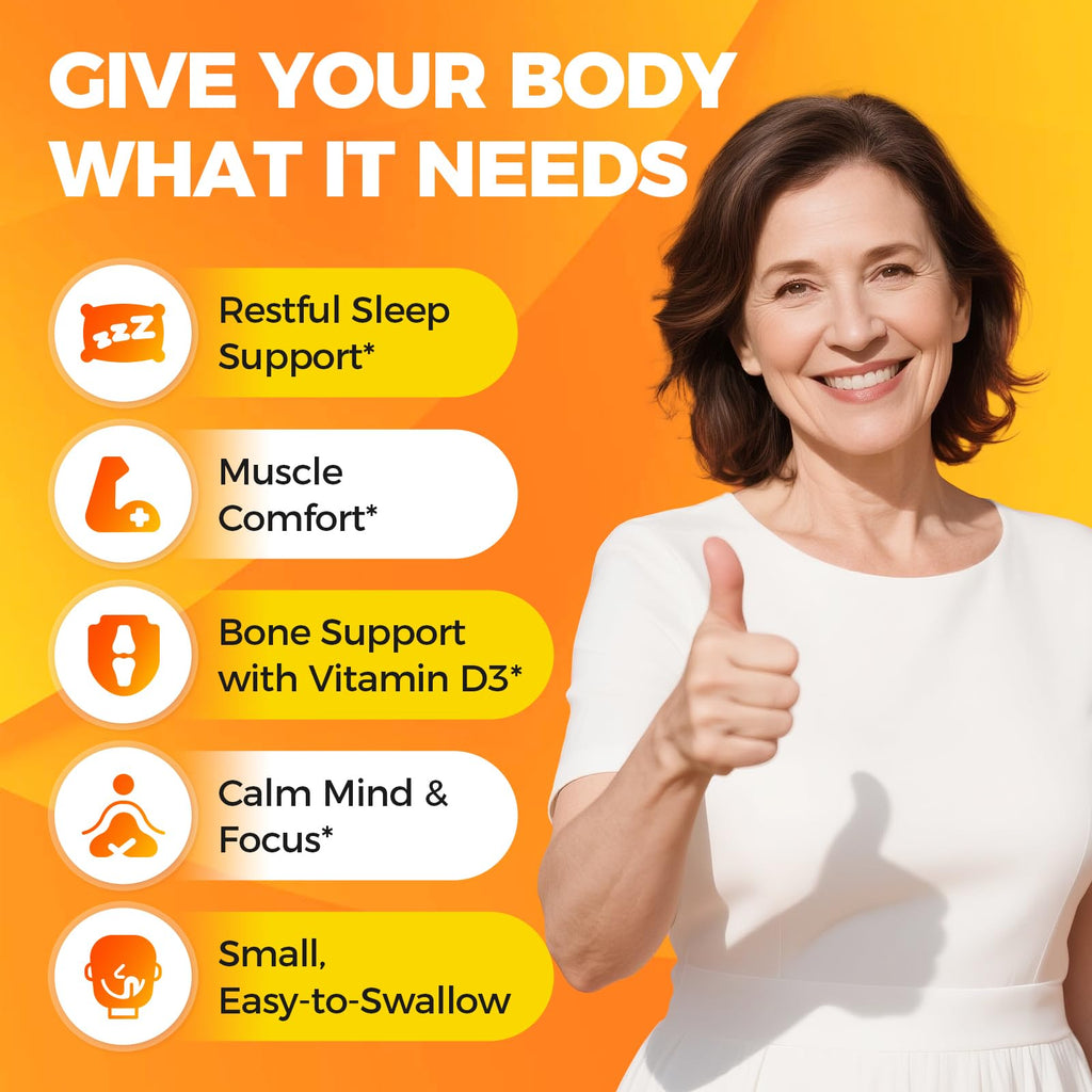 Magnesium Glycinate Softgels with Vitamin D3 & B6

