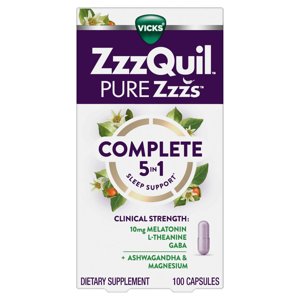ZzzQuil PURE Zzzs Complete Sleep Melatonin 10 mg

