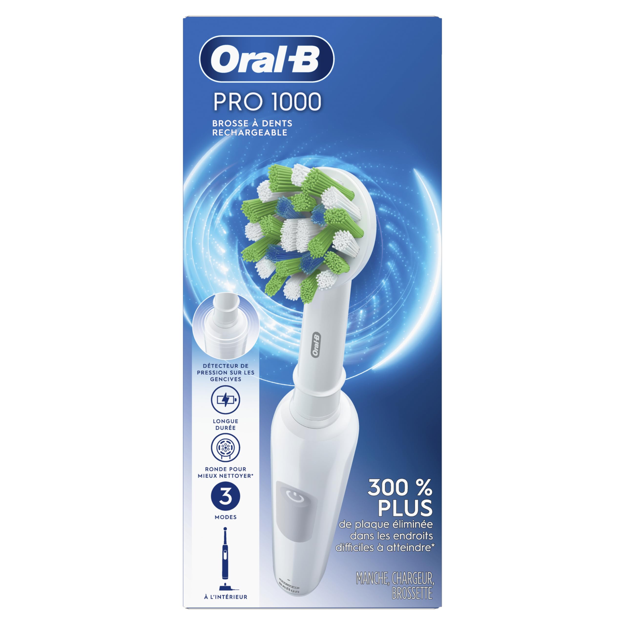 Oral-B Rechargeable Electric Toothbrush CrossAction Head

