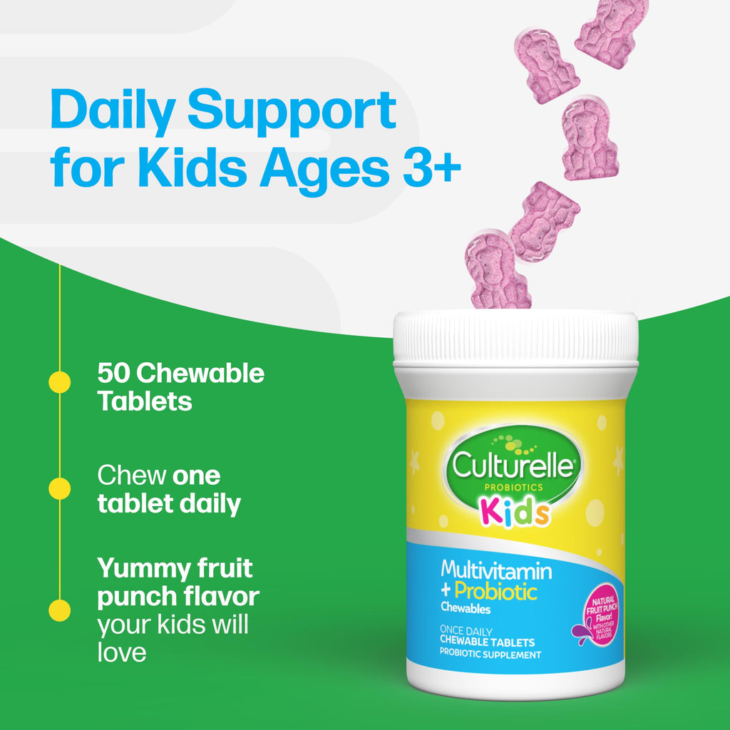Culturelle Kids Complete Multivitamin Probiotic Chewables

