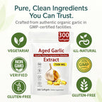 Aged Garlic Extract Softgels for Heart & Immune Support

